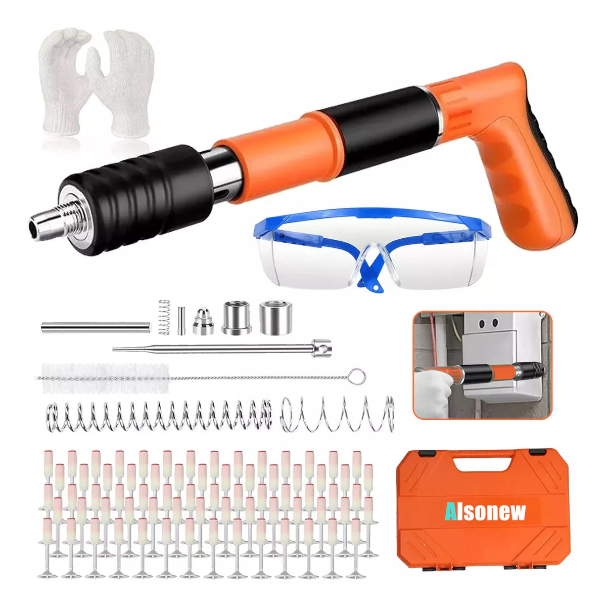 FixPro ®️🔩 (Pistola de Fijación de Clavos) + Kit + 100 clavos