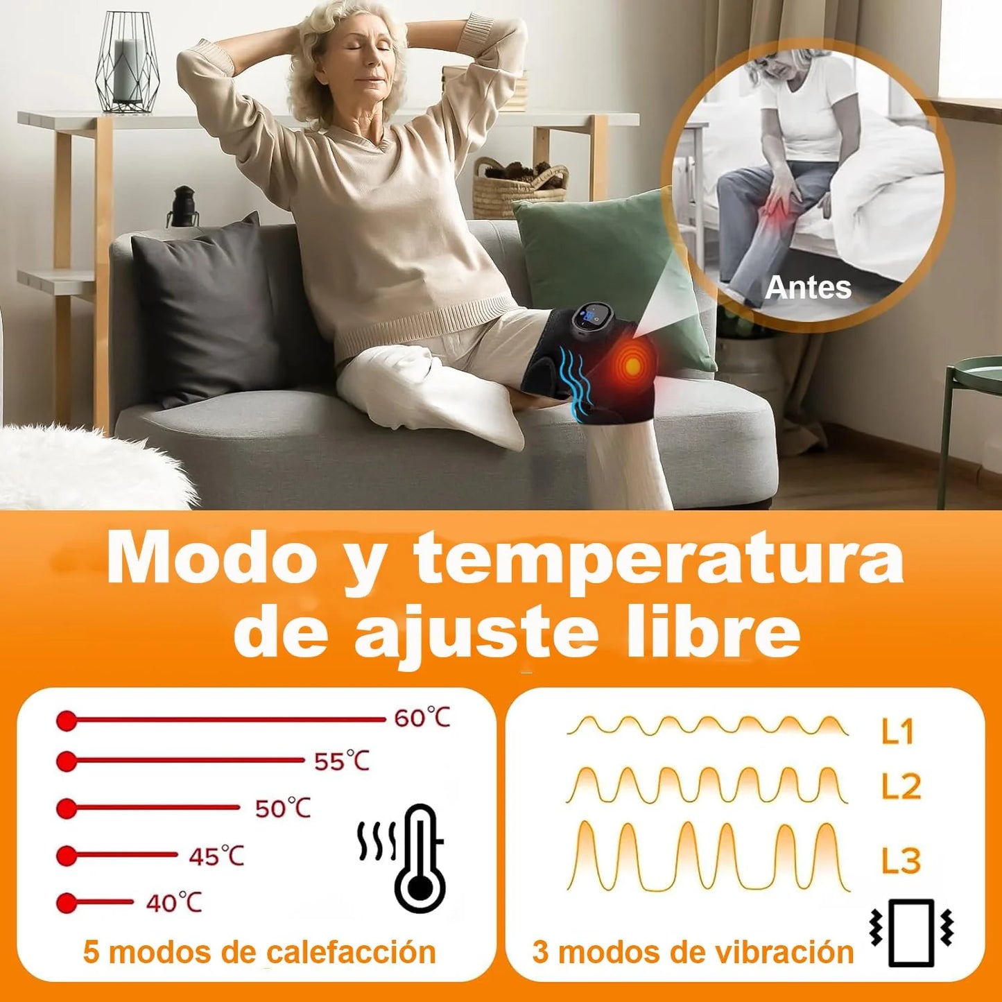 VitaKnee Therapy Pro ®️ 🦵(Masajeador de rodilla)