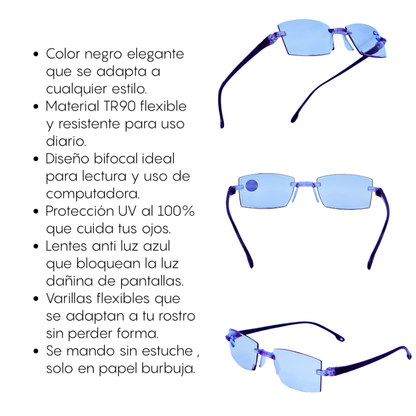 Lentes TR90 Auto-Ajustables - Olvídate del Cansancio Visual