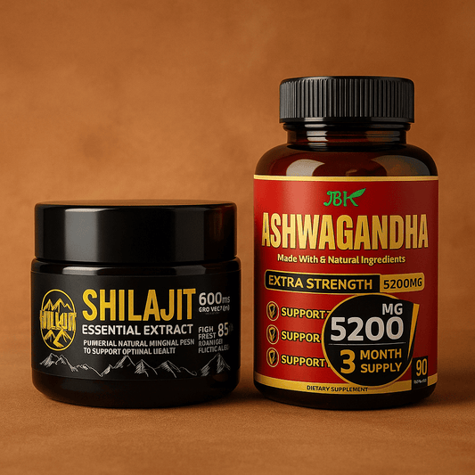 Combo Vitalidad Total 🌿💪(Shilajit Himalaya🌿 y Ashwagandha Premium +  Guía Digital GRATIS📲)