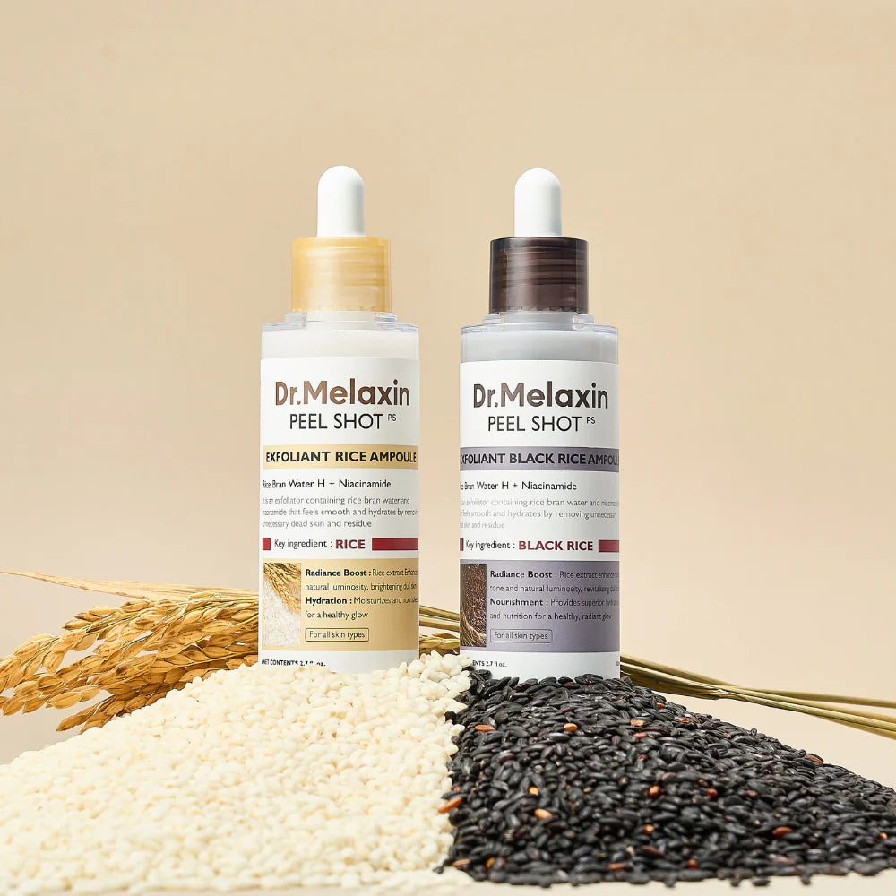 Dr. Melaxin Peel Shot™💎🧴 - Exfoliante de Arroz (Kit 2 en 1)