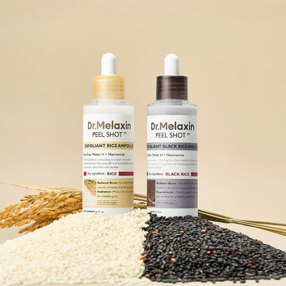 Dr. Melaxin Peel Shot™💎🧴 - Exfoliante de Arroz (Kit 2 en 1)