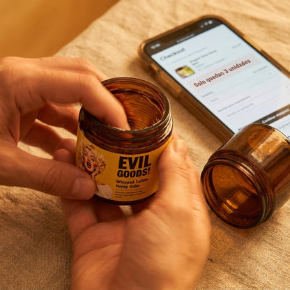 Bálsamo Evil Goods 🐄✨(2x1) — Sebo de Res + Miel de Manuka Premium