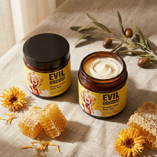 Bálsamo Evil Goods 🐄✨(2x1) — Sebo de Res + Miel de Manuka Premium