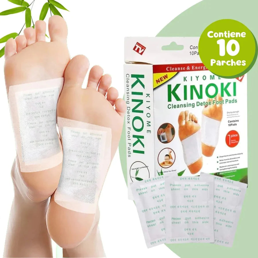 KINOKI | 50 PARCHES DESINTOXICANTES + ENVIO GRATIS + 10 parches de regalo🌿🌿