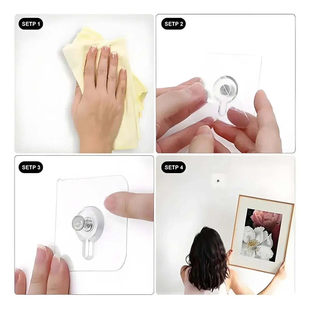 Pack Adhesivo Pro 🔒📦 — 30 Ganchos Impermeables para Baño, Cocina y Más