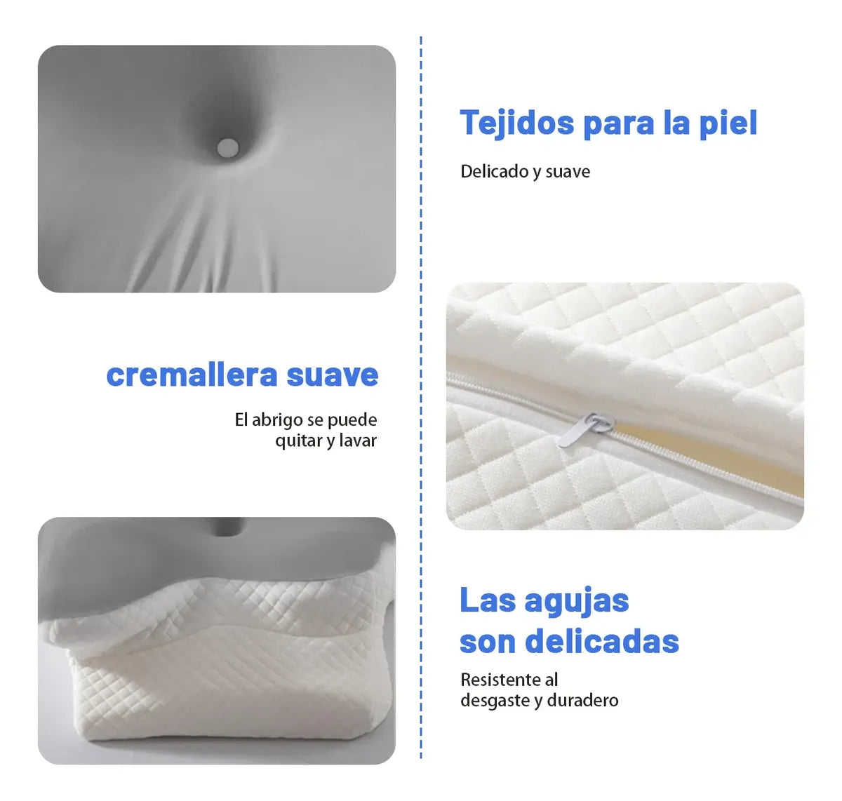 Almohada CervicalGel 360 ❄️ — Tecnología Fría + Soporte Ortopédico Toda la Noche + Par De Tapones De Silicona Para Dormir (Gratis)