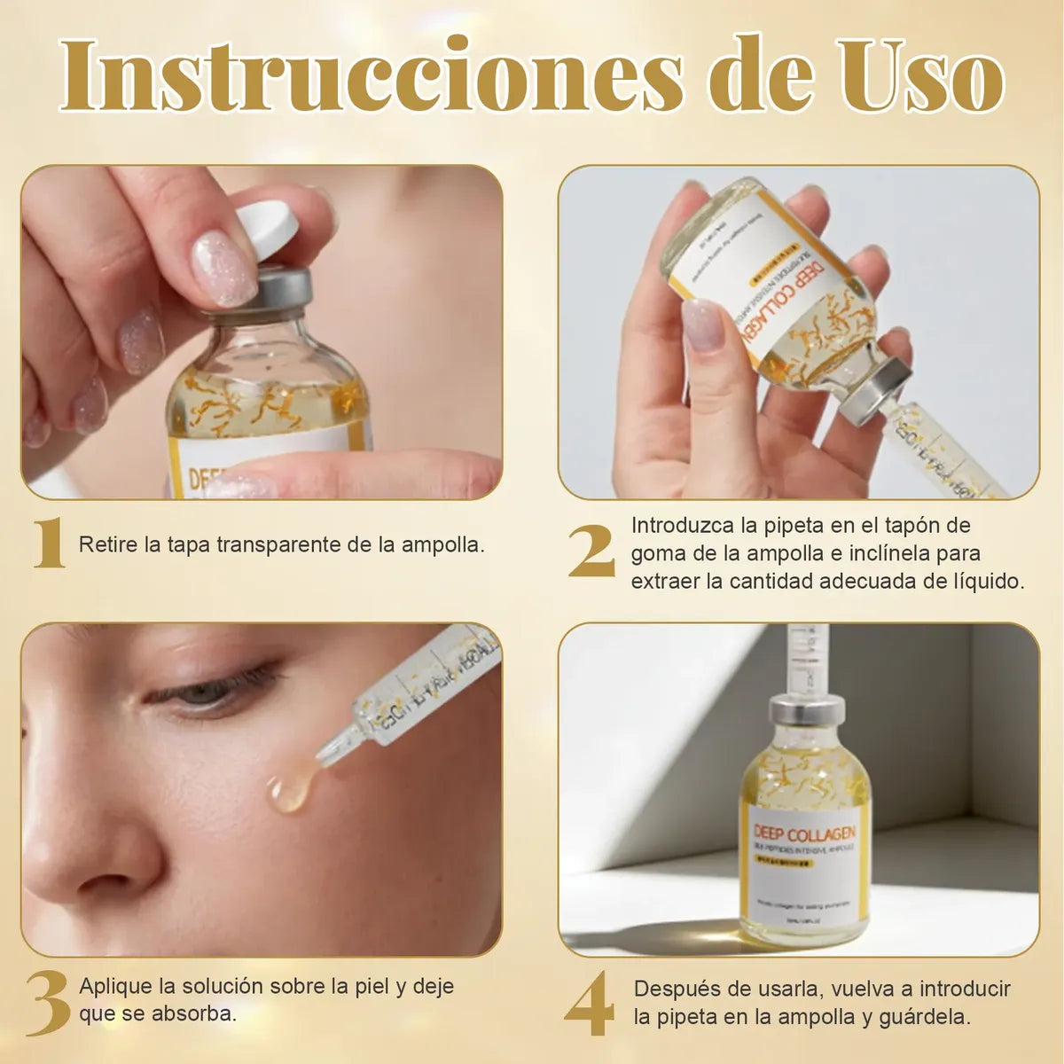 Sérum Deep Collagen 2x1 💧✨ Tu Ritual Antiedad Completo