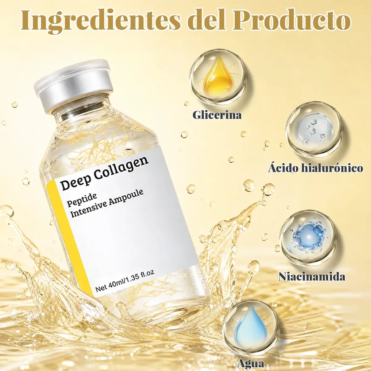 Sérum Deep Collagen 2x1 💧✨ Tu Ritual Antiedad Completo
