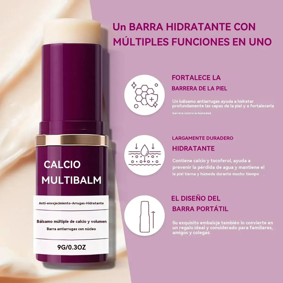 Kit Adiós Arrugas 🌙✨ Cara, Ojos, Labios y Cuello en Una Sola Barra