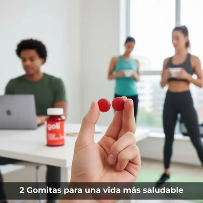 GOLI - Gomitas de Vinagre de Sidra de Manzana🍎 (60 gomas)