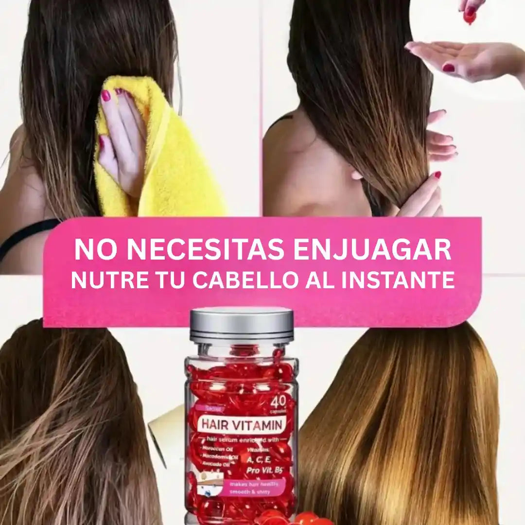 VitamiHair Premium 🥇💆‍♀️(Vitaminas capsulas para cabello 2x1)