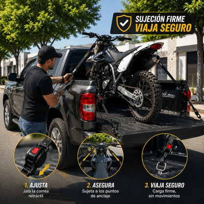 EslingaPro 635 🔧 — Eslinga Retráctil con Trinquete Automático