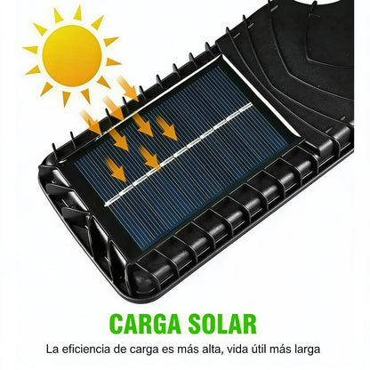 Lámpara Solar 2x1 - detalle panel de carga solar