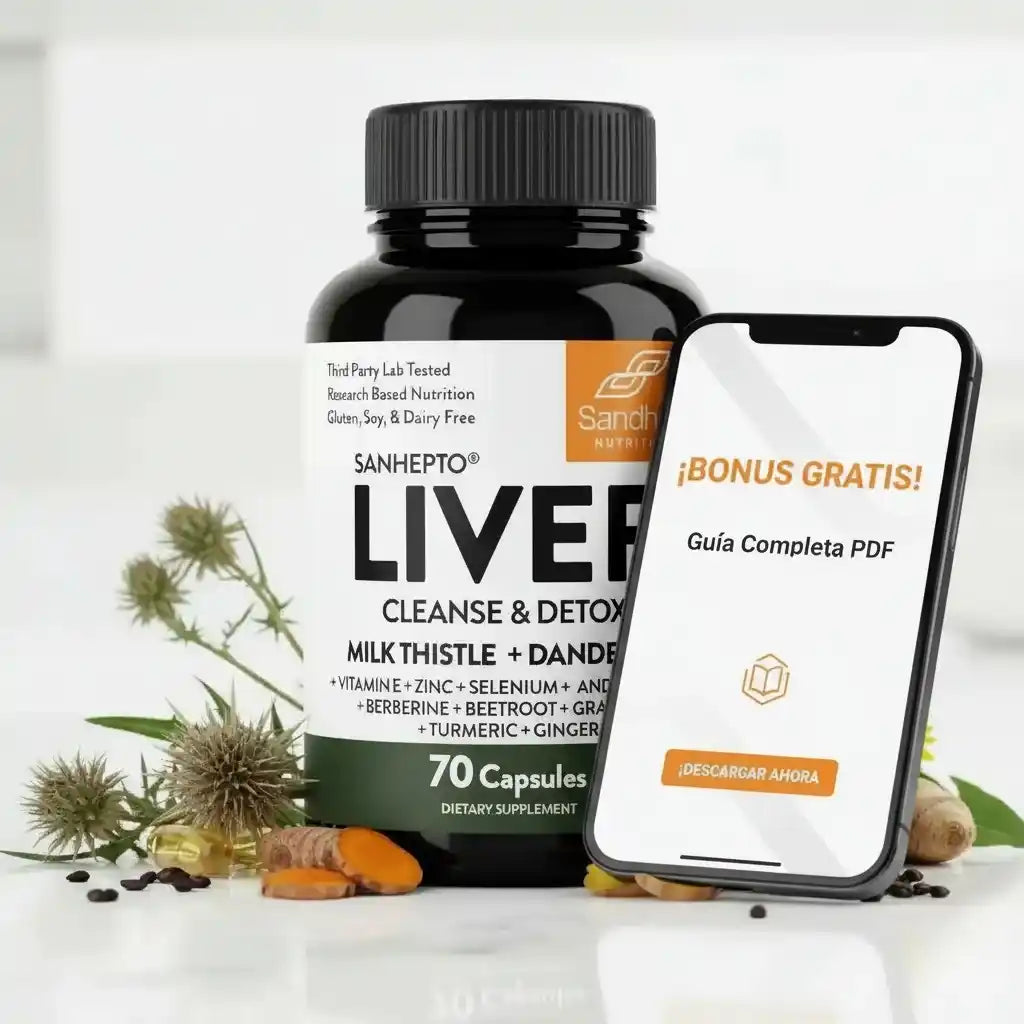 LIVER 2x1 🍇🌱 (Suplemento Limpieza Higado) + Guía para maximizar los Beneficios de LIVER (GRATIS)