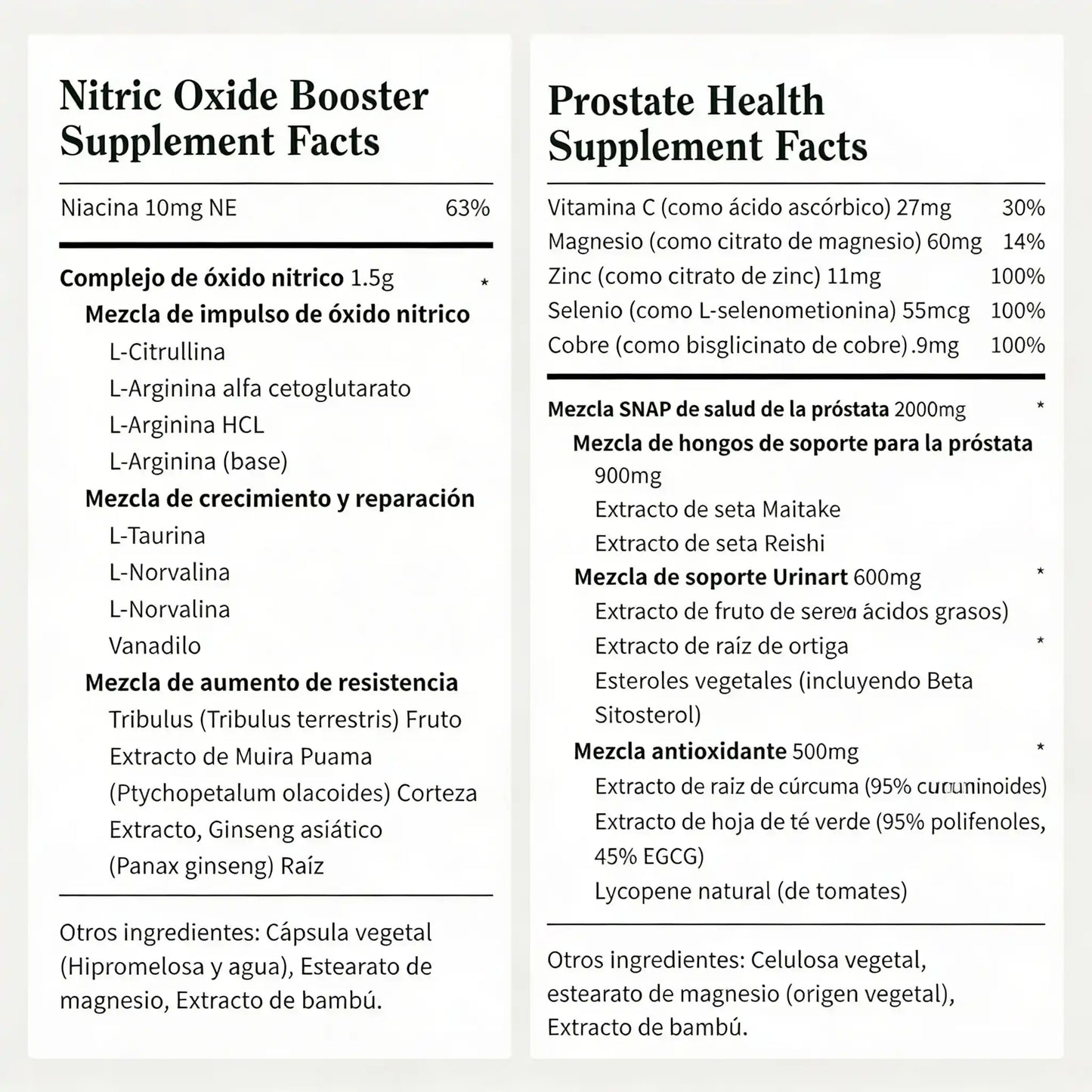 💪🔋 Snap 2 Pack: Energía y Salud Prostática