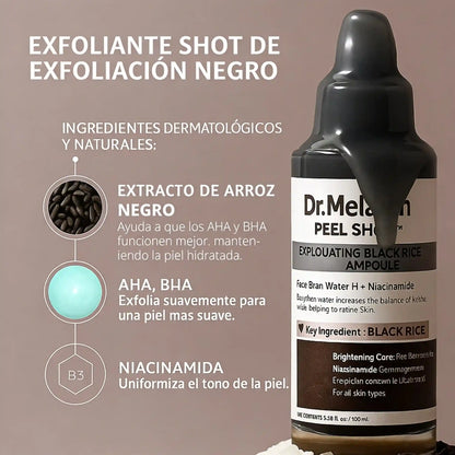 Dr. Melaxin Peel Shot™💎🧴 - Exfoliante de Arroz (Kit 2 en 1)