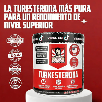 Turquesterona🔥💪(120 capsulas) + Libro Digital (GRATIS)
